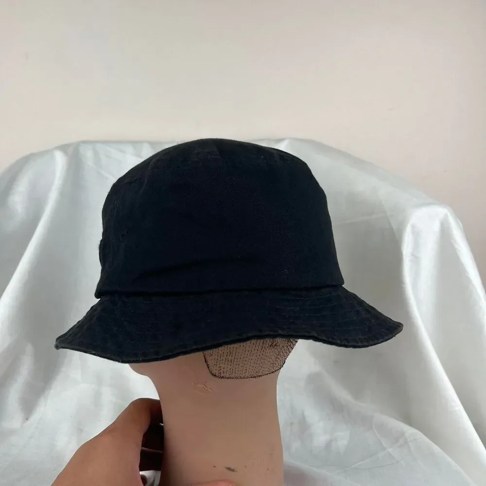 Stussy Black Bucket Hat With White Logo Size OS